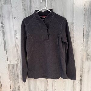 The North Face Women’s Size Large Pullover Sweater 100% Polyester In Gray